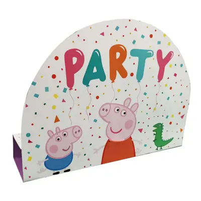 Inbjudningskort Greta Gris - 8-pack