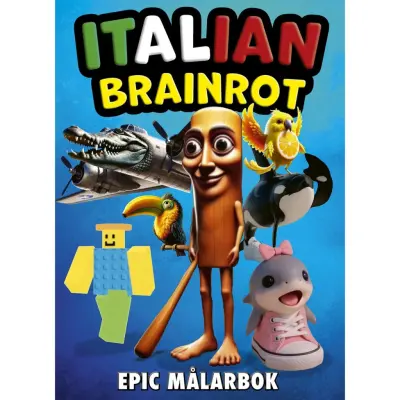 Italian Brainrot Epic Målarbok - Brainrot -  Leksaksaffären