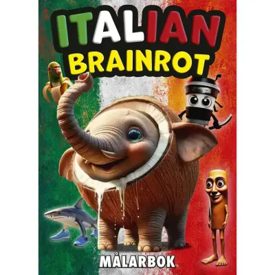 Italian Brainrot Målarbok - Brainrot -  Leksaksaffären
