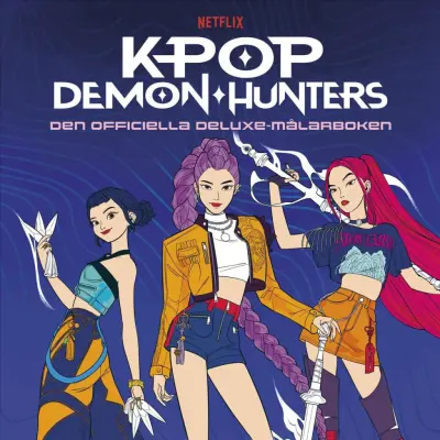 K-pop Demon Hunters Den officiella Deluxe-Målarboken - K-Pop Demon Hunters -  Leksaksaffären