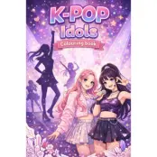 K-pop Idols Målarbok - Leksaksaffären -  Leksaksaffären