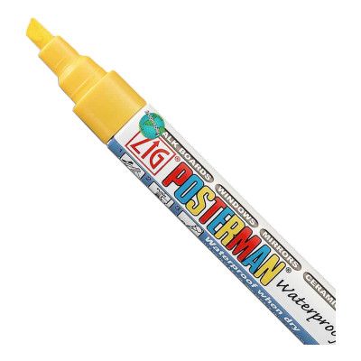 Kalkpenna Gul - 1-pack