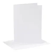 Kort med Kuvert Vit - 12,7 x 17,8 cm