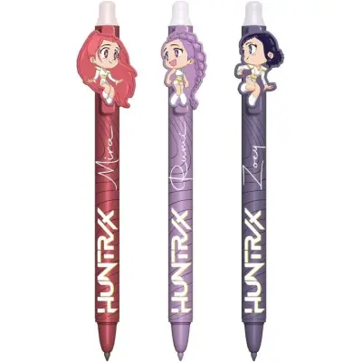 KPop Demon Hunters - Anime Gel-penna - 3 Gelstifte - för None - flerfärgad