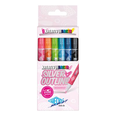 Kreative Outliner Penna - 6-pack