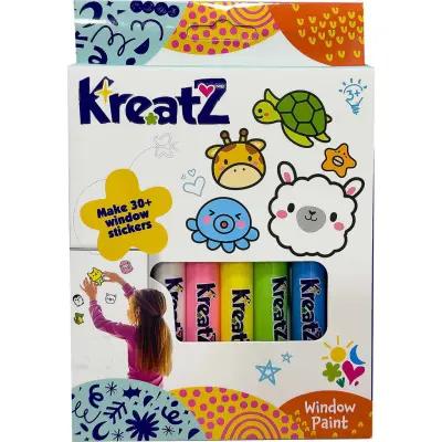 Kreatz Window Paint Fönsterstickers - Kreatz -  Leksaksaffären
