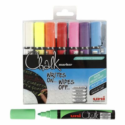 Kritpennor Tunn Spets - 8-pack