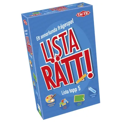 Lista Rätt Resespel (SE) - Tactic -  Leksaksaffären