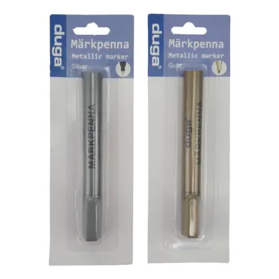 Märkpenna Metallic - Silver