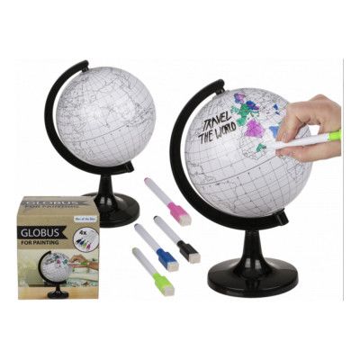 Måla-Din-Egen Jordglob