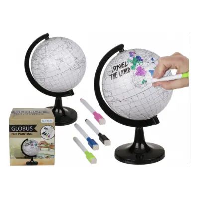 Måla-Din-Egen Jordglob