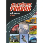 Målarbok Alla Möjliga Fordon - Kärnan -  Leksaksaffären
