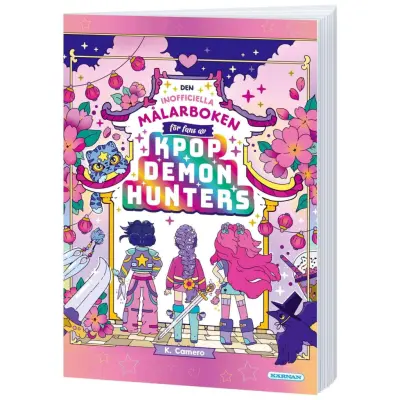Målarbok K-Pop Demon Hunters - K-Pop -  Leksaksaffären