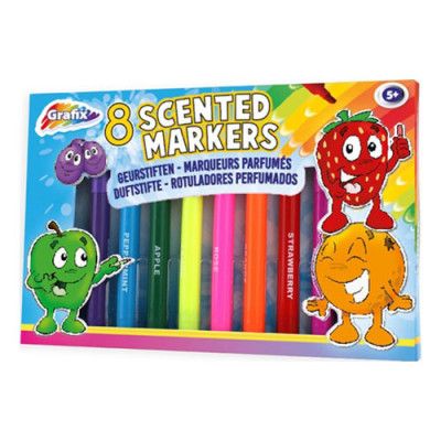 Målarpennor med Doft - 8-pack