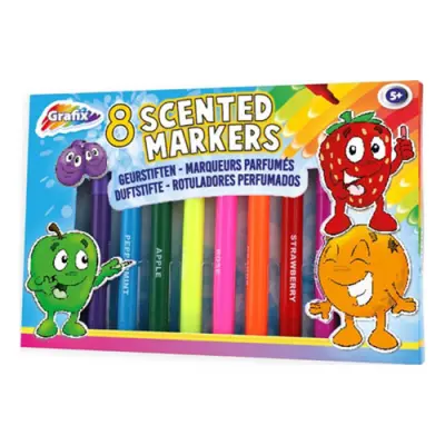 Målarpennor med Doft - 8-pack