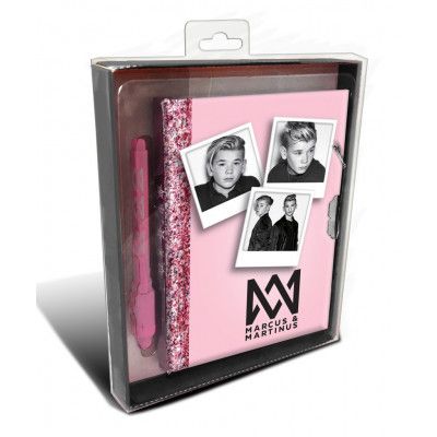 Marcus och Martinus Dagbok med magisk penna