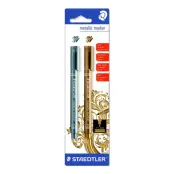 Metallpenna Guld & Silver - 2-pack