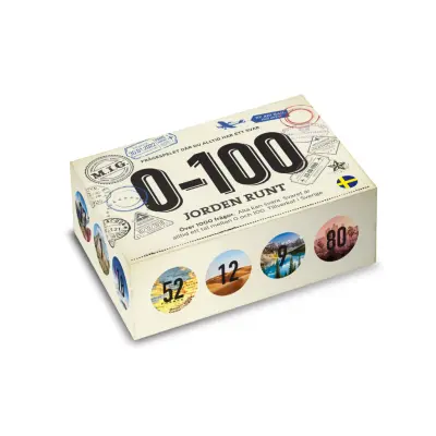 MIG Frågespel 0-100 Jorden Runt - M.I.G. -  Leksaksaffären