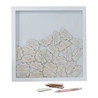 Molntavla Gästbok Babyshower