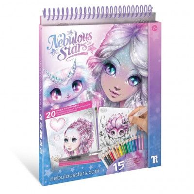 Nebulous Stars Watercoloring Book Set - Nebulous Stars -  Leksaksaffären