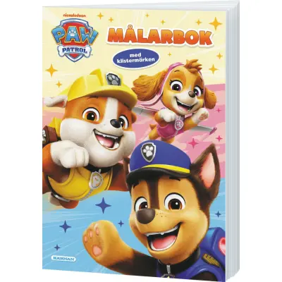 Paw Patrol Målarbok med klistermärken Kärnan - Paw Patrol -  Leksaksaffären