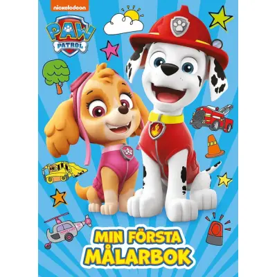 Paw Patrol Min första målarbok - Paw Patrol -  Leksaksaffären