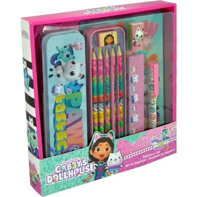 Gabby's Dollhouse Skrivset Gift Pack - Gabbys Dollhouse -  Leksaksaffären