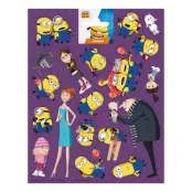 Klistermärken Stora Despicable Me 4