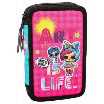 L.O.L. Surprise Dubbelt Pennfodral Art