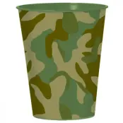 Mugg kamouflage - hårdplast 4,5 dl