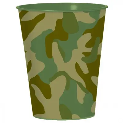 Mugg kamouflage - hårdplast 4,5 dl
