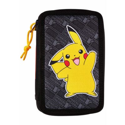 Pokemon Dubbelt Pennfodral med innehåll
