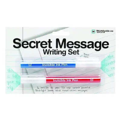 Pennor Med Osynligt Bläck