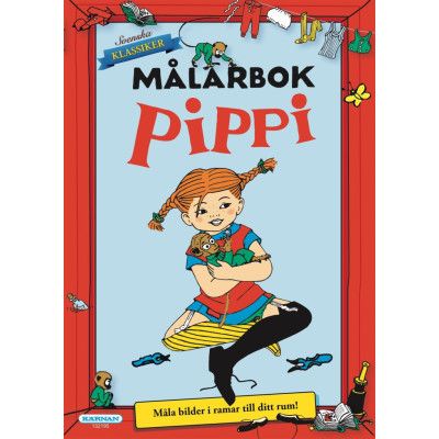 Pippi Långstrump Målarbok