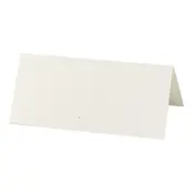 Placeringskort Råvit - 20-pack