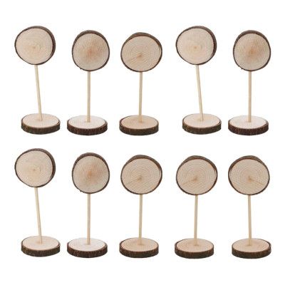 Placeringsskyltar i Trä - 10-pack