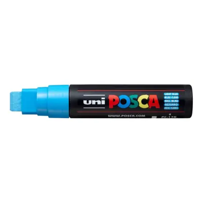 Posca PC-17K Tuschpenna 15 mm - Ljusblå