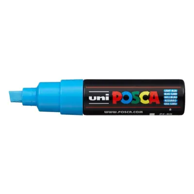 Posca PC-17K Tuschpenna 8 mm - Ljusblå