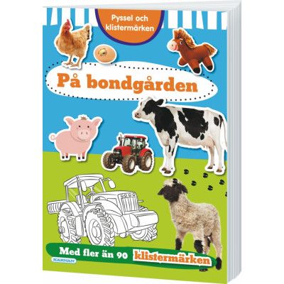 Pysselbok På Bondgården med klistermärken