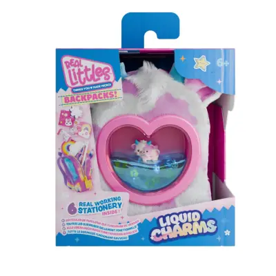 Real Littles Backpacks Liquid Charms Ko - Real Littles -  Leksaksaffären