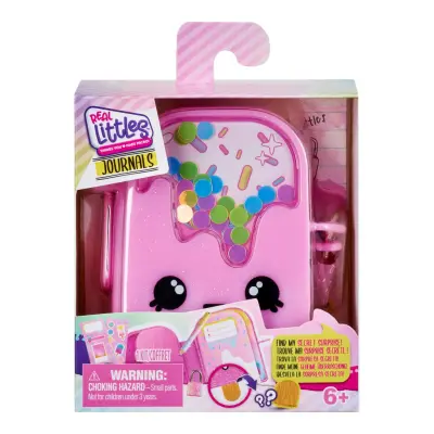 Real Littles Journals s7 Rosa Glass - Real Littles -  Leksaksaffären
