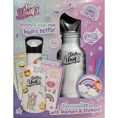 Real UniQ Dekorera din egen Vattenflaska - Leksaksaffären -  Leksaksaffären