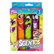 Scentos Jumbo Markers Apelsin, Vindruvor&Äpple -  -  Leksaksaffären