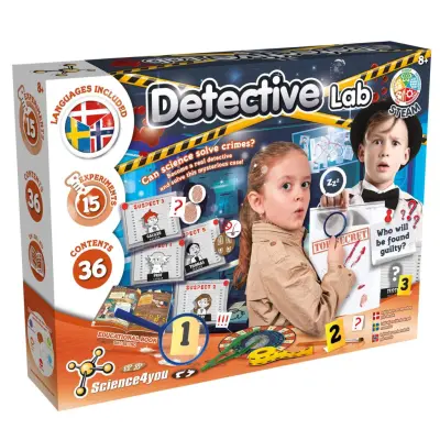 Science4you Detective Lab Se/Dk/No - Science 4 you -  Leksaksaffären