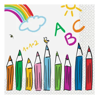 Servetter Skolstart - 20-pack