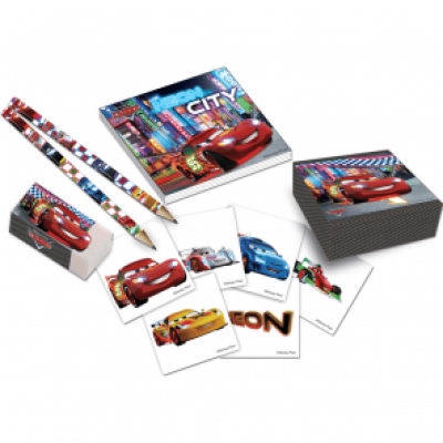 Skrivset Cars / Bilar 16 delar