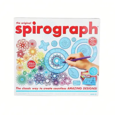 Spirograph set med tuschpennor - Leksaksaffären -  Leksaksaffären