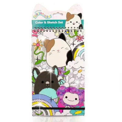 Squishmallows Color And Sketch Book - Squishmallows -  Leksaksaffären
