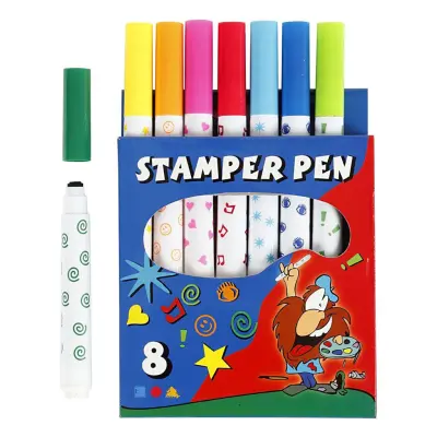 Stämpeltusch Mixade Färger - 8-pack