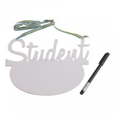 Studentskylt med Penna
